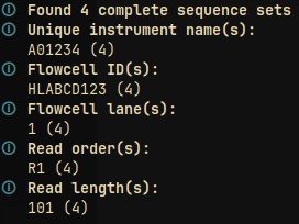 Info subcommand